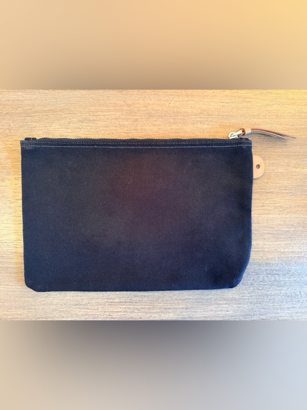 Authentic Black Prada Milano Canvas Zip Accessories Pouch/Clutch/ Cosmetic Bag - Picture 2 of 9